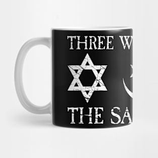 THREE WEEDS FROM THE SAME ROOT (WHITE) Mug